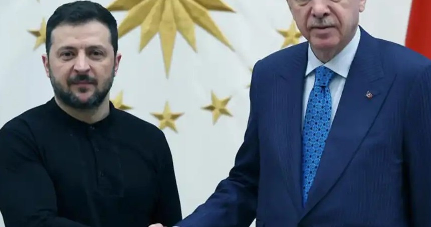 Cumhurbaşkanı Erdoğan, Ukrayna Devlet Başkanı Zelenski ile görüştü