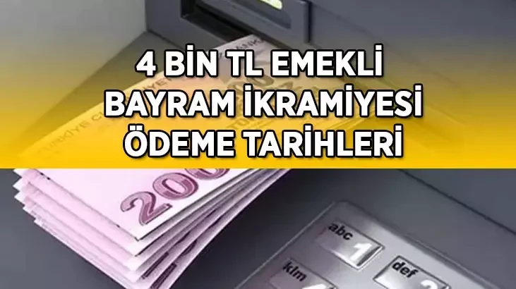 Emekliye bayram ikramiyesi ödeme tarihi belli oldu!