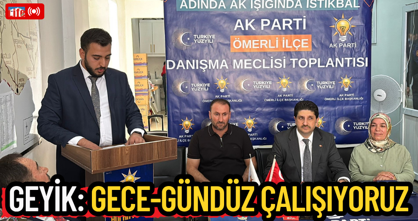 Geyik: Gece-Gündüz çalışıyoruz
