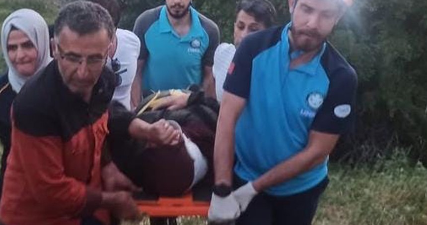 Bingöl’de araç uçuruma yuvarlandı: 2 yaralı