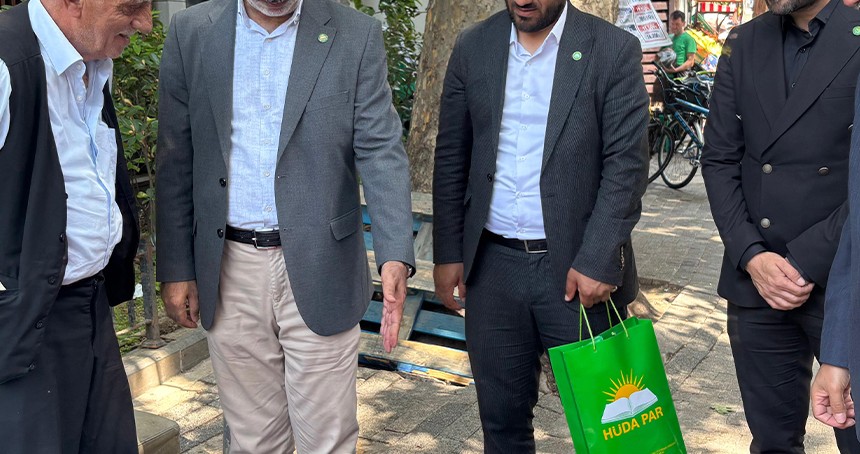 HÜDA PAR'dan Adalar’da esnaf ziyareti