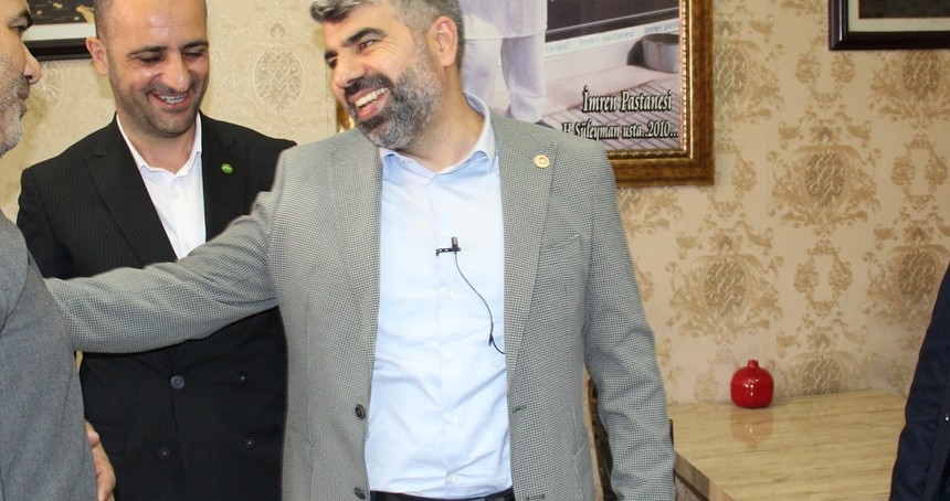 HÜDA PAR Mersin Milletvekili Faruk Dinç, Ağrı'da esnaf ziyaretlerinde bulundu