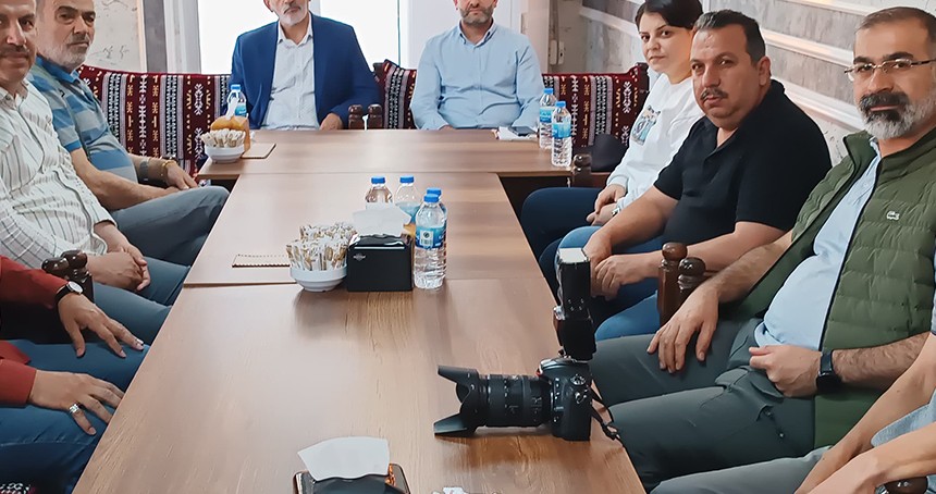 Peygamber Sevdalıları Derneği, Gazze gündemiyle Siverek basınıyla bir araya geldi