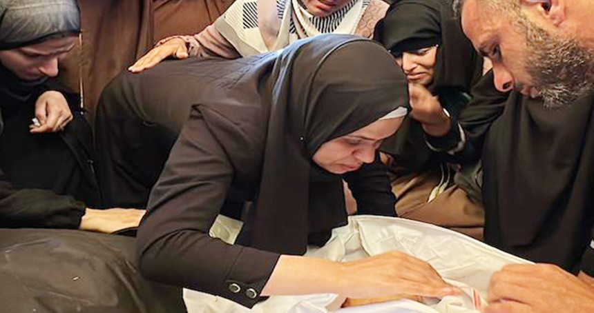 Siyonist rejim Gazze'de bir aileyi yok etti: 7 şehit