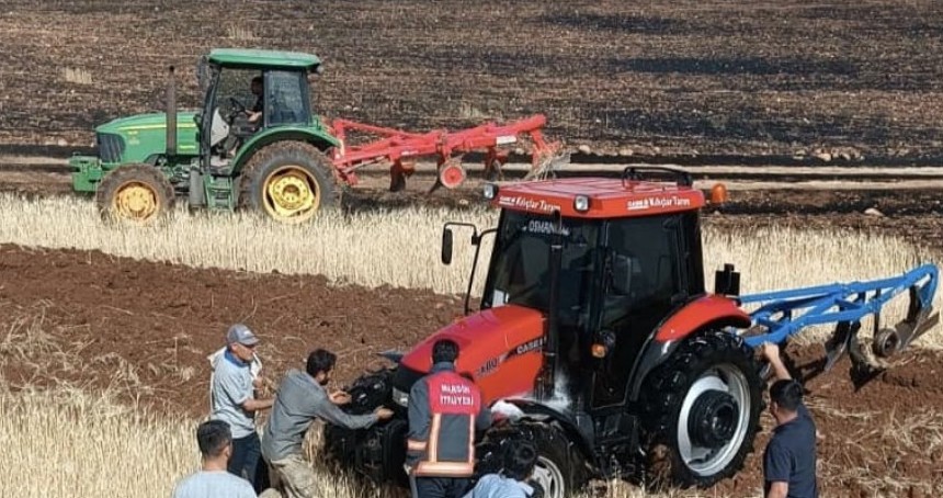 Mardin’de 200 dönüm ekili buğday kül oldu