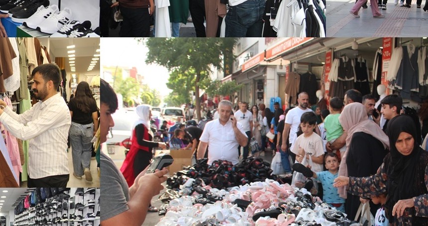 Bayrama sayılı günler kala çarşı ve pazarlarda hareketlilik başladı