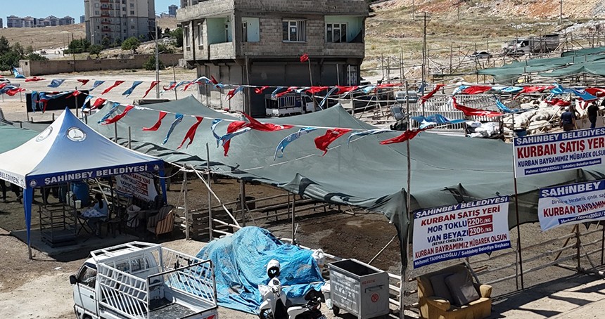 Şahinbey'de kurban satış ve kesim yerleri belirlendi