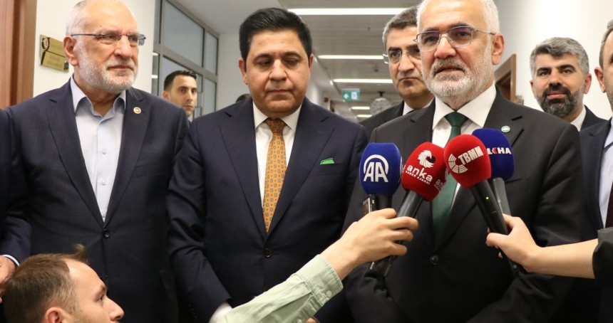 Yeni Yol Partisi'nin TBMM Başkan adayı Karaman’dan HÜDA PAR Genel Başkanı Yapıcıoğlu'na ziyaret