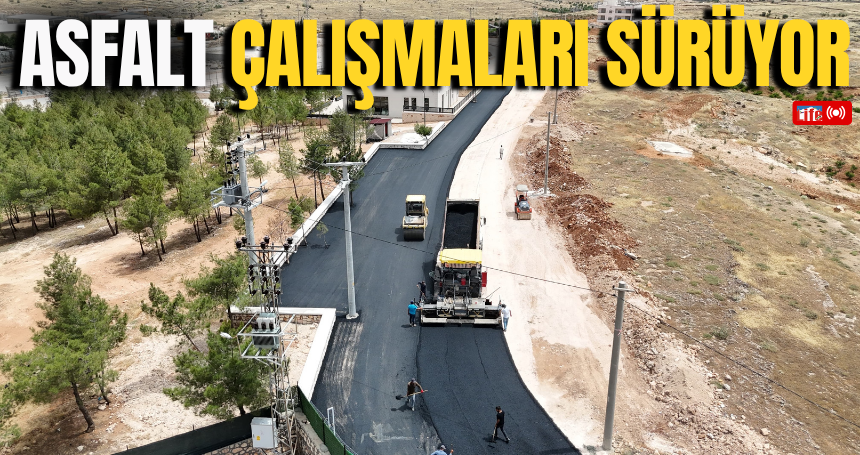 Asfalt çalışmaları sürüyor