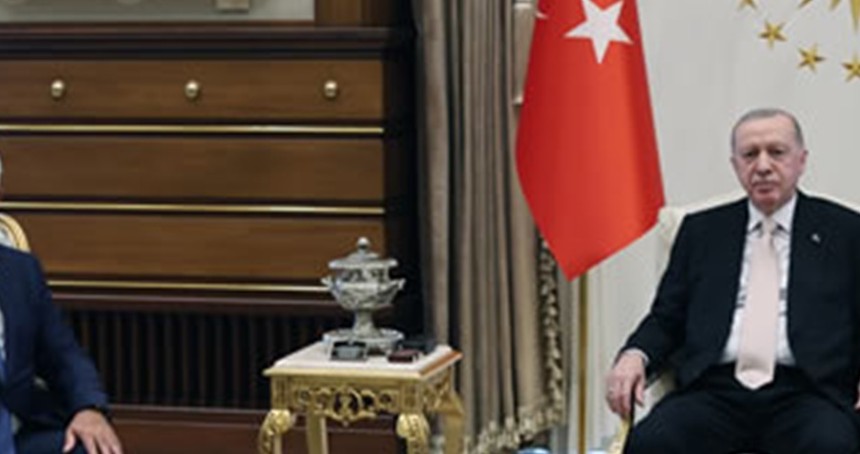 Cumhurbaşkanı Erdoğan, DSP Genel Başkanı Aksakal'ı kabul etti