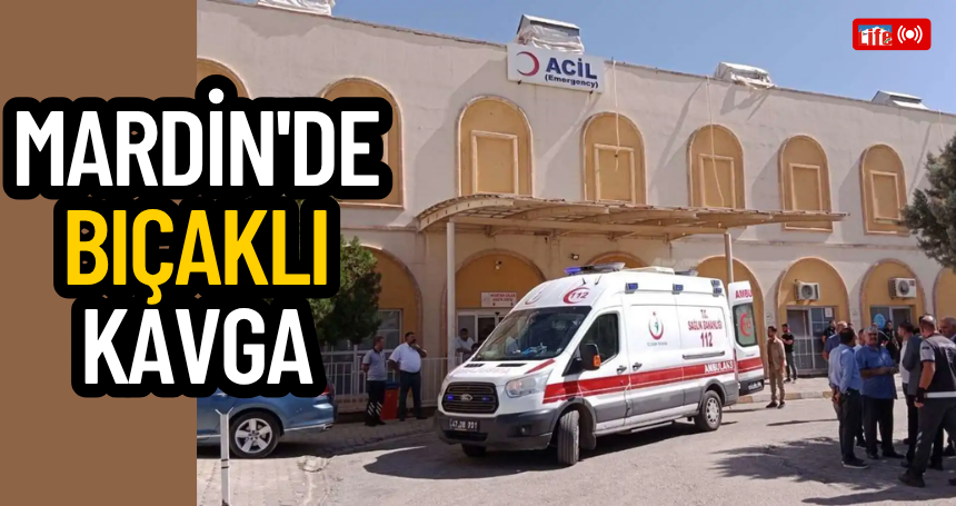 Mardin'de bıçaklı kavga