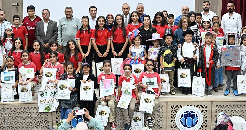 Battalgazi'de miniklerden geri dönüşüm etkinliği