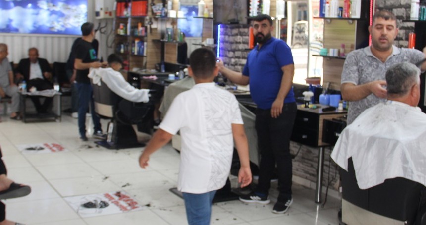 Bayram öncesi kuaförlerde yoğun mesai