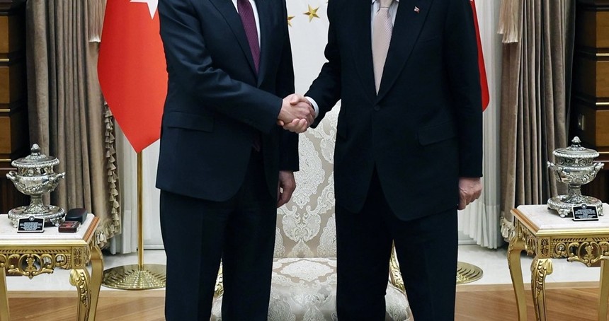 Cumhurbaşkanı Erdoğan, TBMM Başkanı Kurtulmuş’u kabul etti