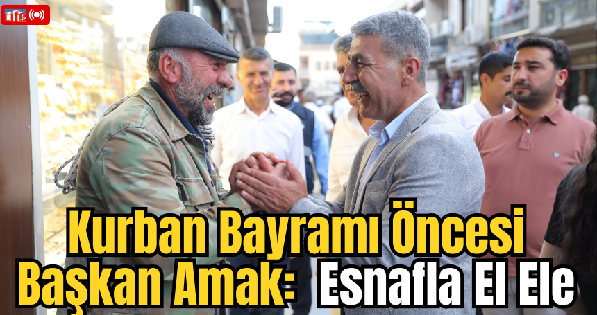 Eş Başkan Amak’tan Esnafa Bayram Ziyareti