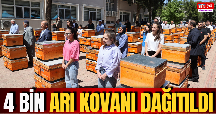 Mardin'de üreticilere yüzde 75 hibe ile 4 bin arı kovanı dağıtıldı