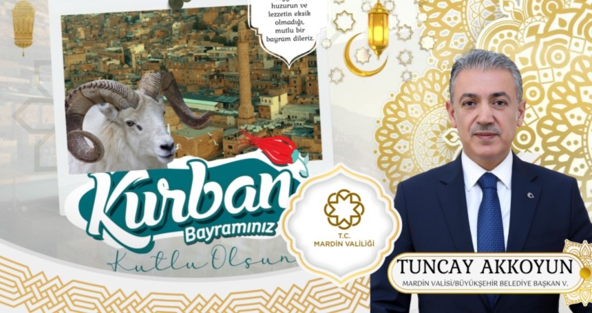 Vali Akkoyun, Kurban Bayramını tebrik etti
