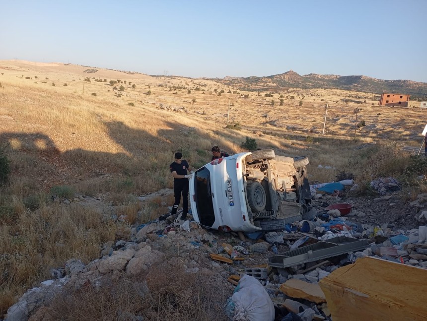Mardin'de trafik kazaları ucuz atlatıldı