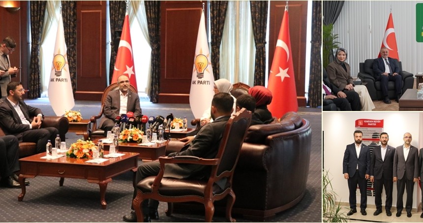HÜDA PAR siyasi partilerle bayramlaştı