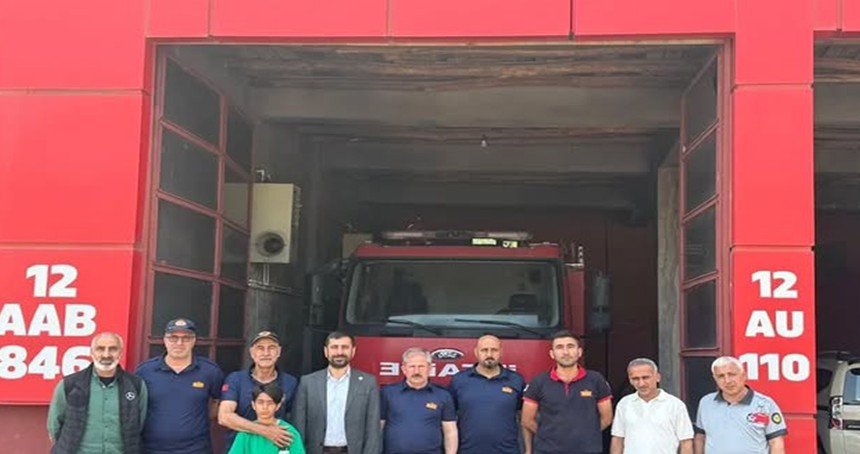 HÜDA PAR heyetinden bayramda görev başındaki personellere ziyaret