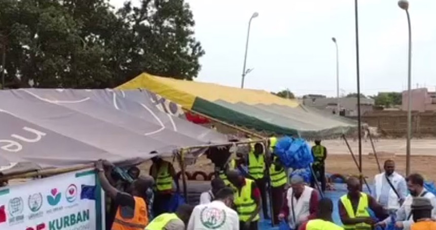 Mali'de binlerce aileye Kurban eti ulaştırıldı