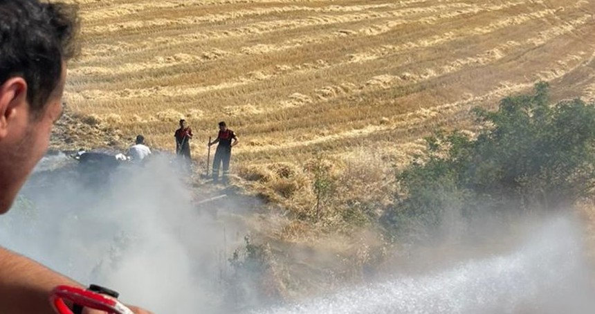 Siirt Organize Sanayi Bölgesi’nde korkutan yangın: 60 dönümlük alan kül oldu