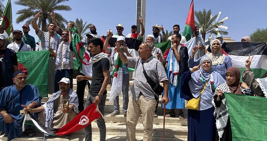 "Direniş Kervanı" Refah Sınır Kapısı'na doğru ilerliyor