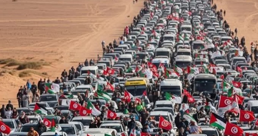 "Direniş Kervanı" yolunu sürdürüyor, işgalci rejime meydan okuyor