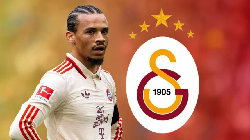 Galatasaray'da dev transfer: Leroy Sane İstanbul'da!