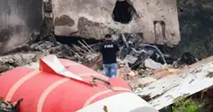 Hindistan'da düşen uçağın bakımının Türk şirket tarafından yapıldığı iddialarına yalanlama