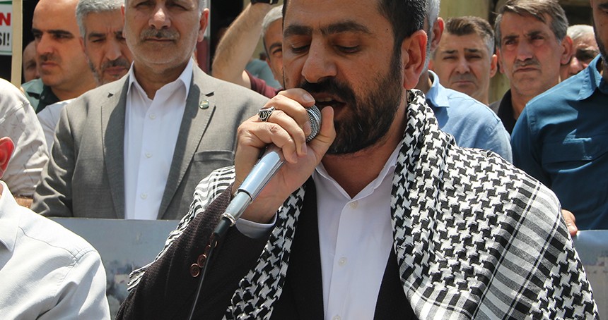 HÜDA PAR Bingöl İl Başkanlığı’ndan Gazze için basın açıklaması