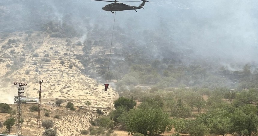 Mardin’deki orman yangını kontrol altına alındı