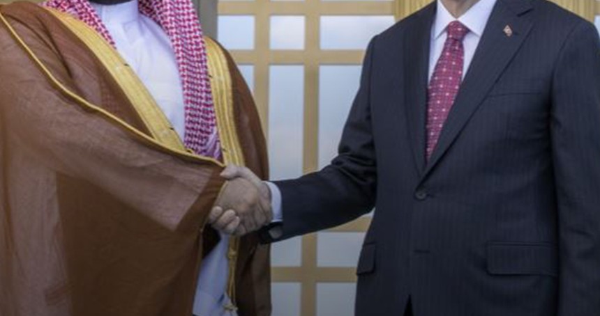 Cumhurbaşkanı Erdoğan, Suudi Arabistan Veliaht Prensi Selman ile görüştü