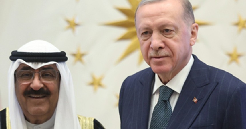 Cumhurbaşkanı Erdoğan, Kuveyt Emiri ile görüştü