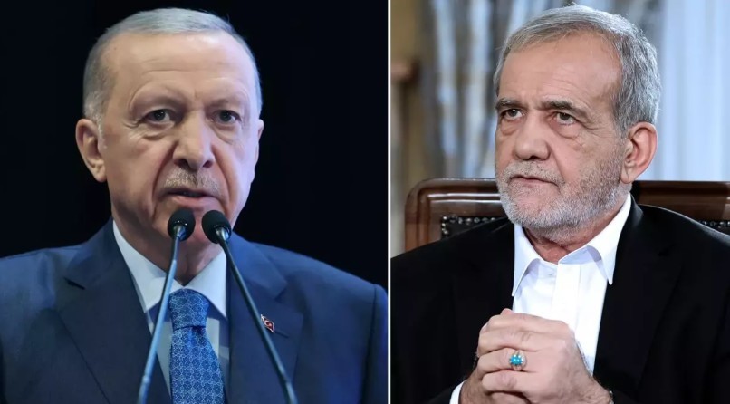 Cumhurbaşkanı Erdoğan, Pezeşkiyan ile görüştü: Türkiye rol üstlenmeye hazır