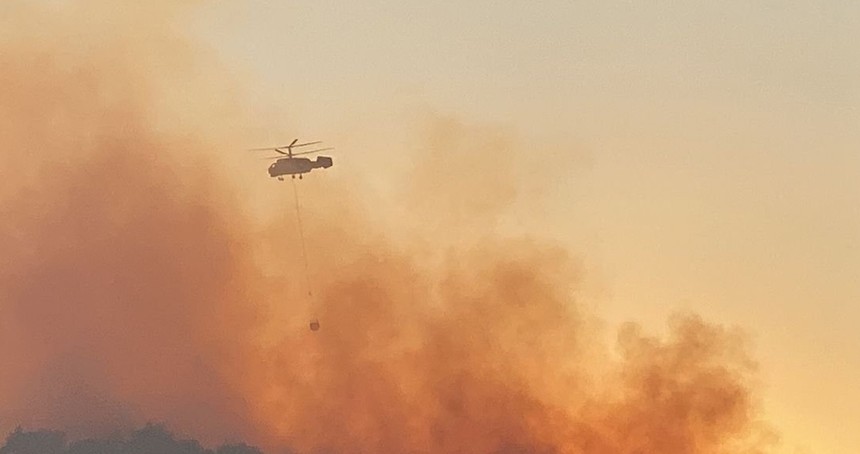Hatay’da orman yangını