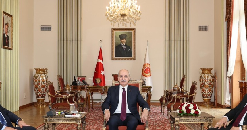 HÜDA PAR'dan Meclis Başkanı Kurtulmuş'a tebrik ziyareti