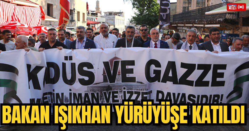 Mardin'de, İsrail'in Gazze'ye saldırıları protesto edildi