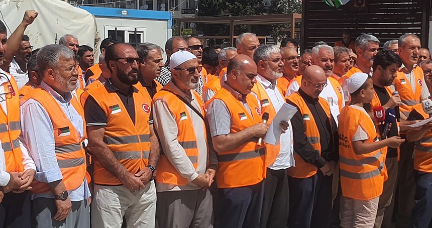 Gazze için başlatılan açlık grevi sona erdi: Tarihin doğru yerindeyiz