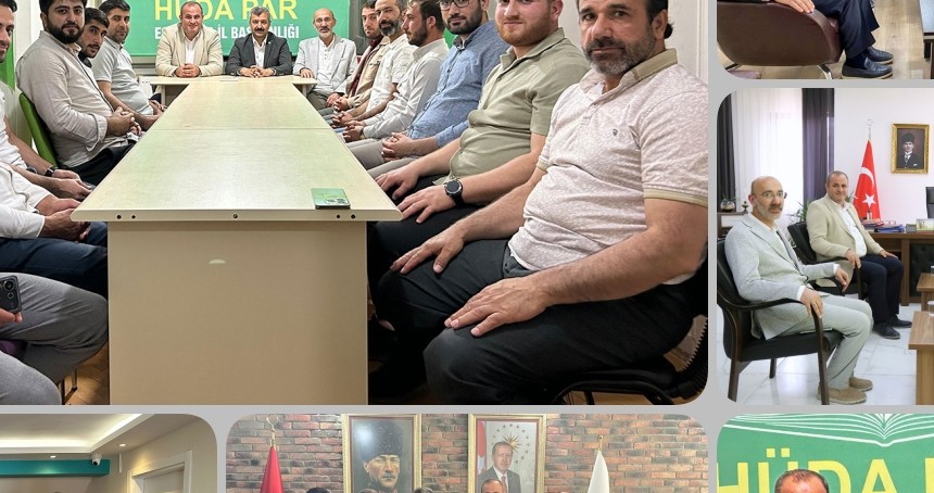 HÜDA PAR Heyeti Eskişehir'de temaslarda bulundu