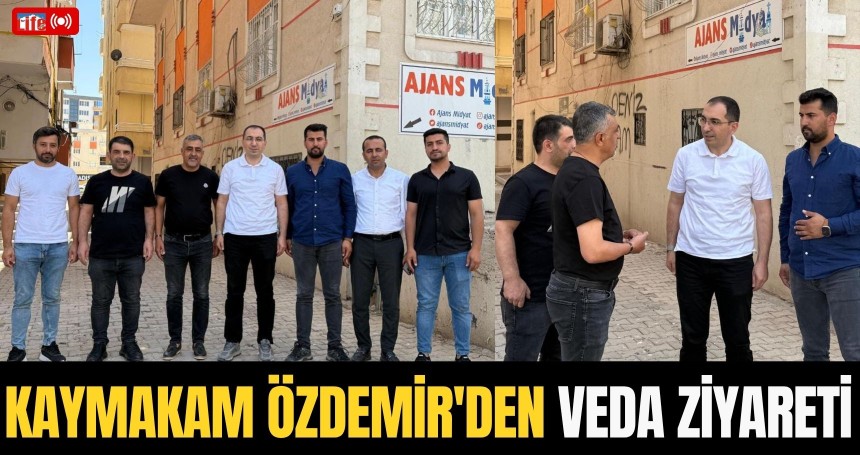 Kaymakam Özdemir'den Veda Ziyareti