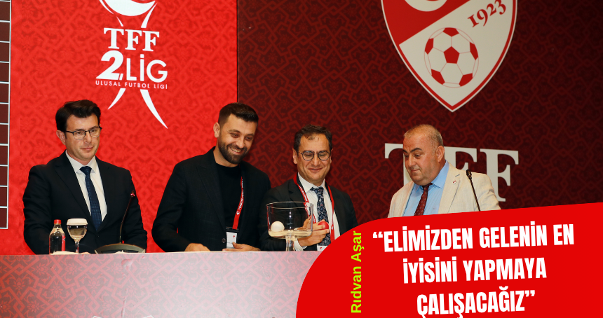Aşar, Elimizden gelenin en iyisini yapmaya çalışacağız!