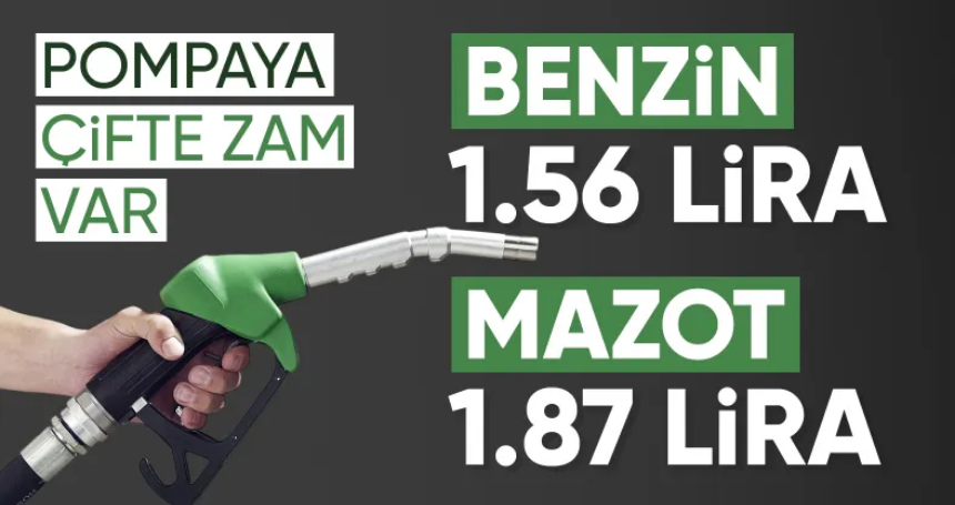 Bu gece akaryakıta çifte zam geliyor