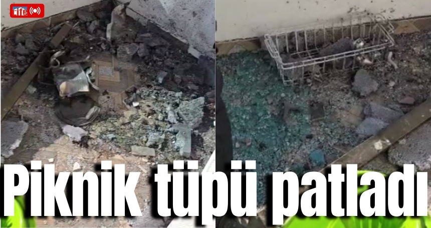 Mardin'de piknik tüpü patladı