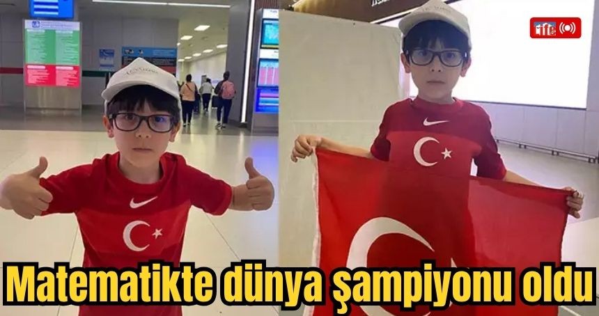 Matematikte dünya şampiyonu oldu