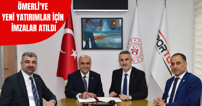 Ömerli'ye yeni yatırımlar için imzalar atıldı