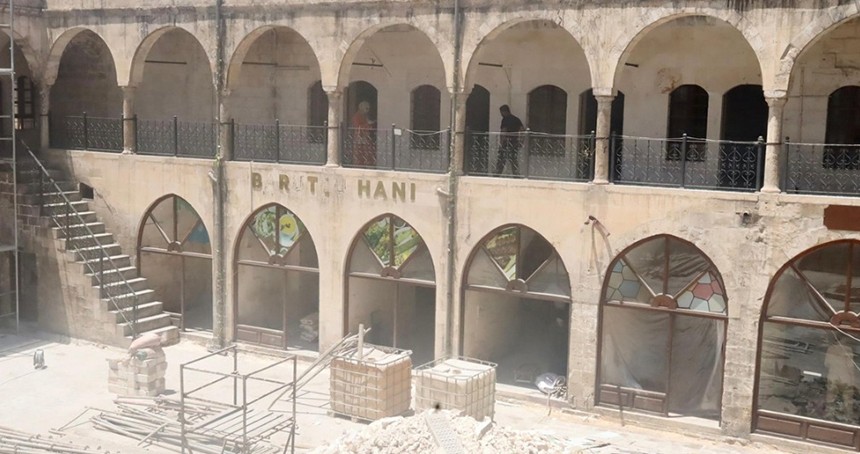 Şanlıurfa'da Barutçu Hanı’nda restorasyon çalışmaları başladı