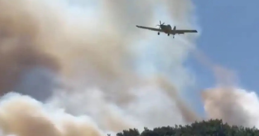 Adana'da yangın söndürme uçağı düştü: 2 pilot yaralı