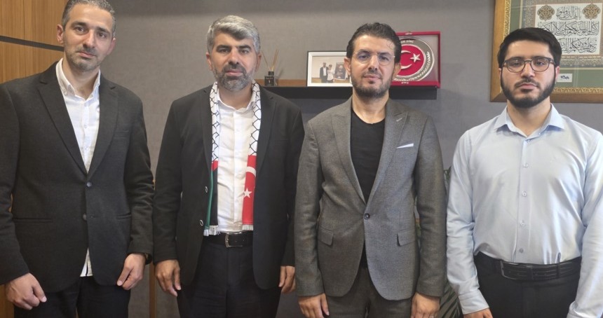 Filistin Diplomasi Merkezi’nden Milletvekili Dinç'e geçmiş olsun ziyareti