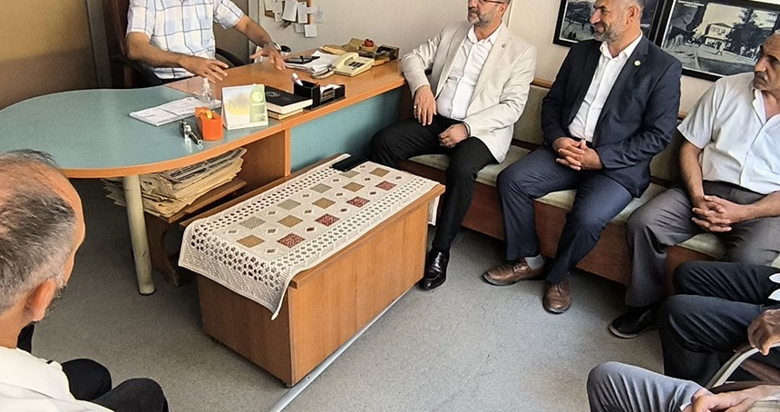 HÜDA PAR heyetinden Tarsus medyasına ziyaret